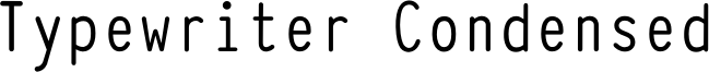 typewcond_regular.otf