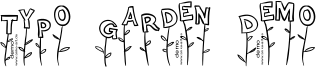 Typo Garden Demo Font