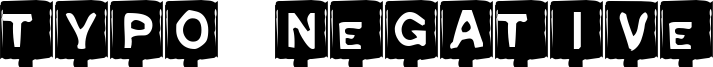 Typo Negative Font