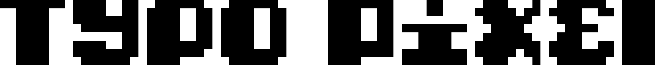 Typo Pixel Font
