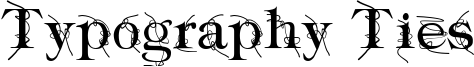 Typography Ties Font