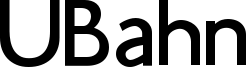 UBahn Font