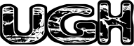Ugh Font