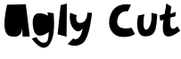 Ugly Cut Font