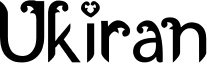 Ukiran Font