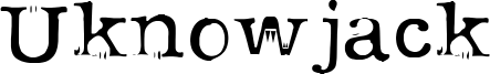 Uknowjack Font