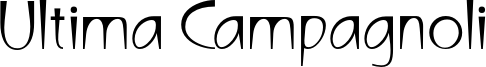 Ultima Campagnoli Font