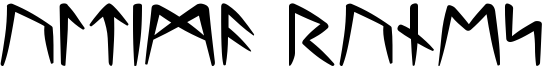 Ultima Runes Font