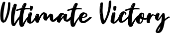 Ultimate Victory Font