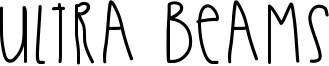 Ultra Beams Font