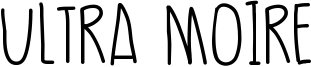 Ultra Moire Font