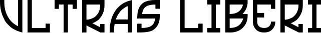 Ultras Liberi Font
