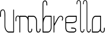 Umbrella-thin.ttf