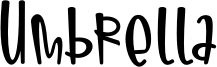 Umbrella Font
