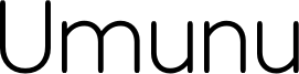 Umunu Font