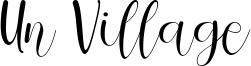 Un Village Font