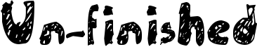Un-finished Font