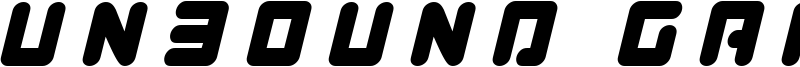 Unbound Gamer Font
