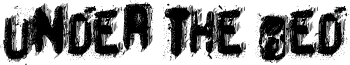 Under the bed Font