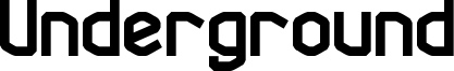 Underground Font