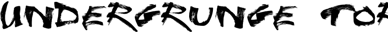 Undergrunge Tornado Font