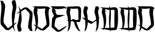Underhood Font