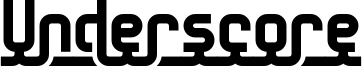 Underscore Font