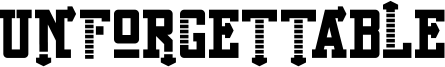 Unforgettable Font