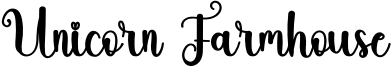 Unicorn Farmhouse Font