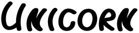 Unicorn Font