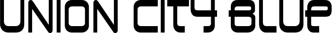 Union City Blue Font