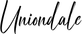 UniondaleDemoRegular.ttf