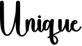 Unique.otf