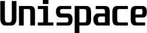 unispace bd.ttf