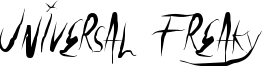 Universal Freaky Font