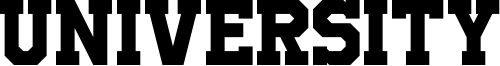 University Font