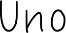 Uno Font