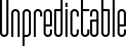 Unpredictable Font