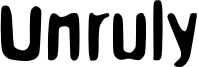 Unruly Regular.otf