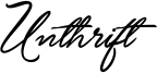 Unthrift Font