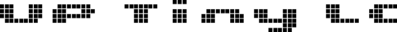 UP Tiny LCD Four 8 Font