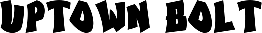 Uptown Bolt Font