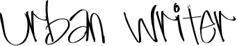 UrbanWriter.ttf