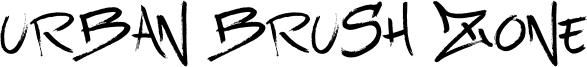 Urban Brush Zone Font