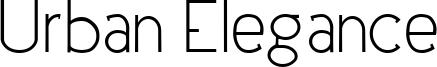 Urban Elegance Font