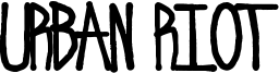 Urban Riot Font