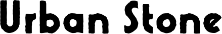 Urban Stone Font