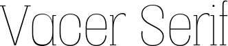 Vacer Serif Font