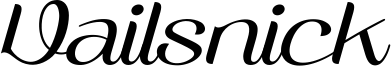 Vailsnick Italic Demo Version.ttf