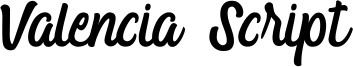 Valencia Script Font